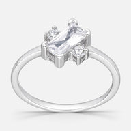 Anillo Trilogía Circones Baguette