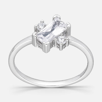 Anillo Trilogía Circones Baguette