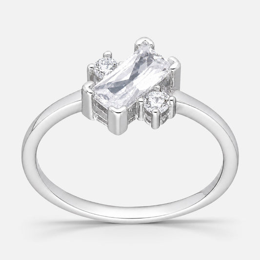 Anillo Trilogía Circones Baguette