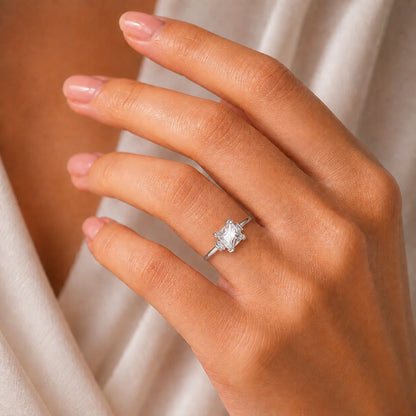 Anillo Trilogía Circones Baguette