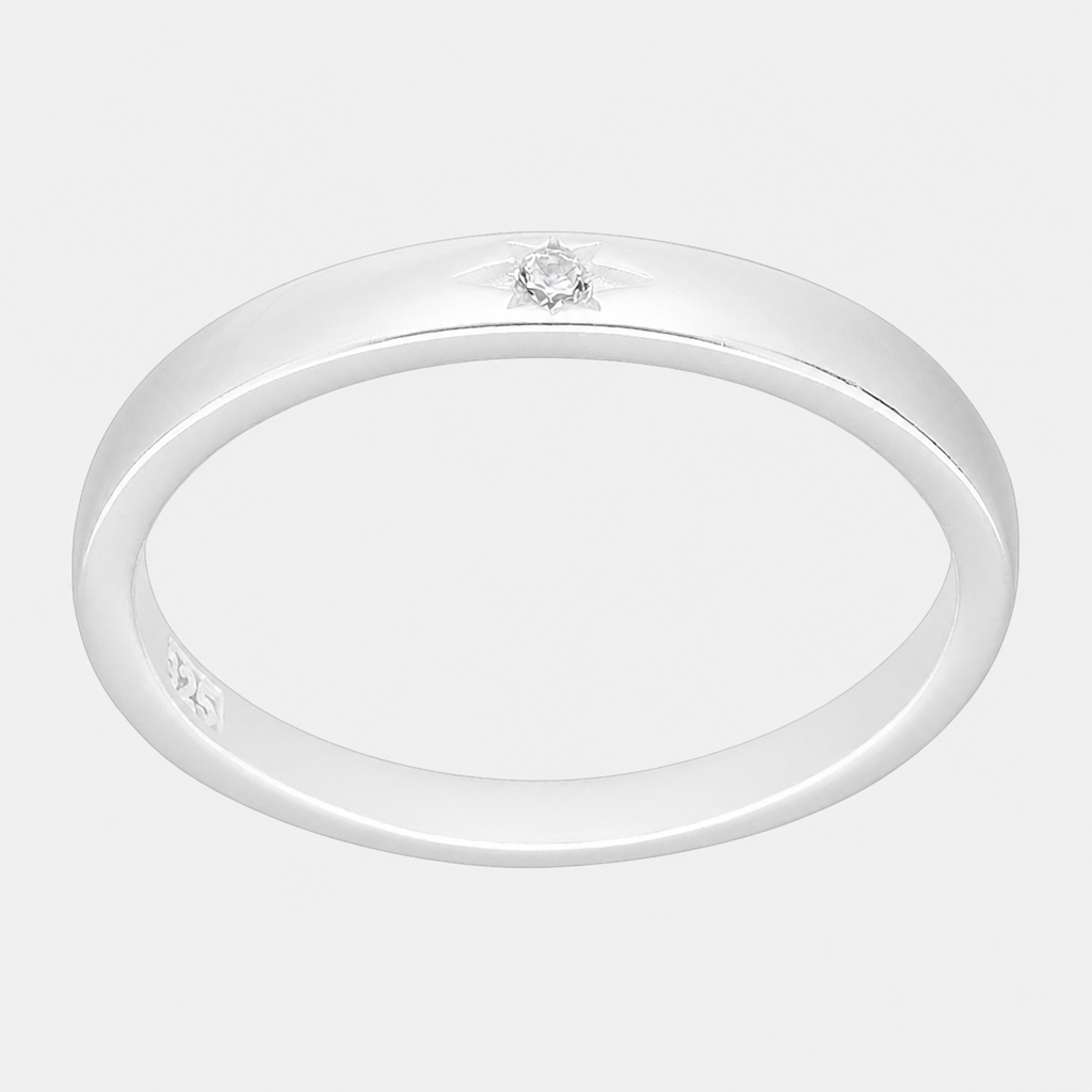 Anillo Estrella Fugaz Circón