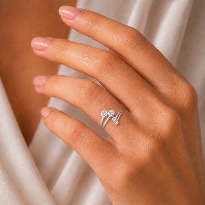 Anillo Ajustable Círculo Circones