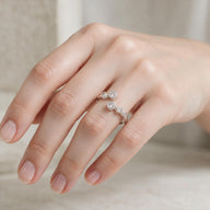 Anillo Ajustable Líneas Circones