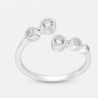 Anillo Ajustable Líneas Circones