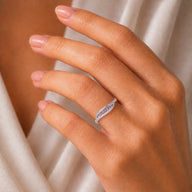 Anillo Lineas Entrelazadas Circones Amatista