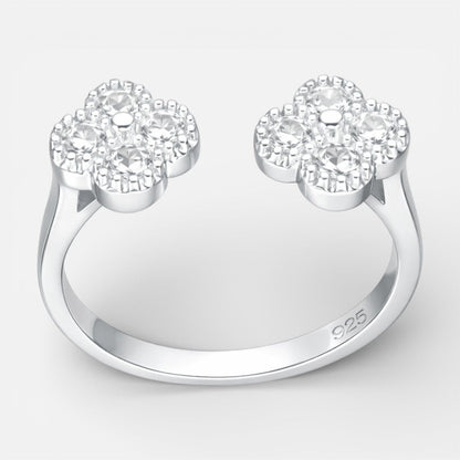 Anillo Ajustable Trébol Circones 14
