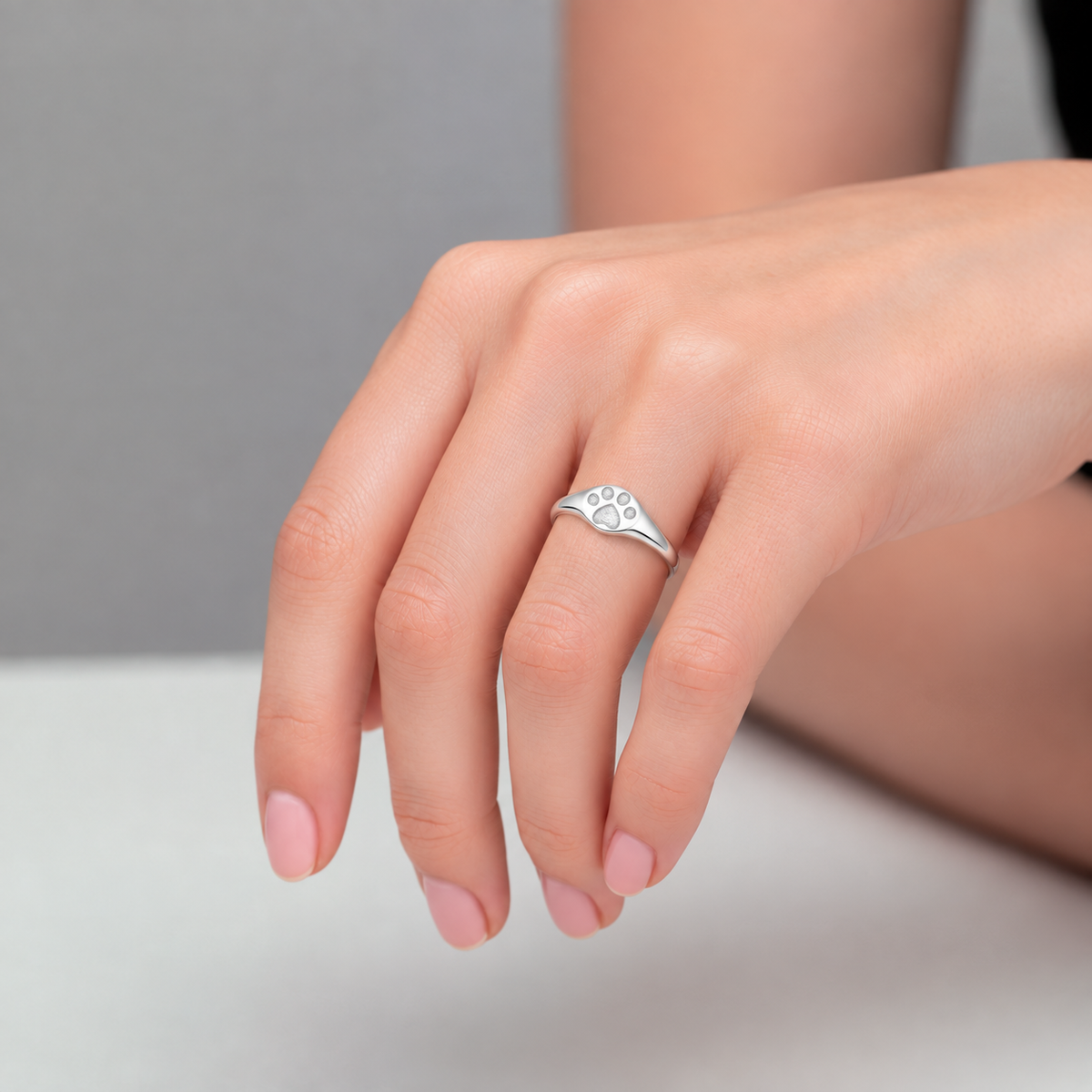 Anillo Sello Patita