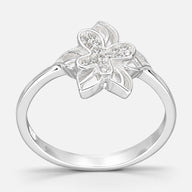 Anillo Flor Mariposa Circones