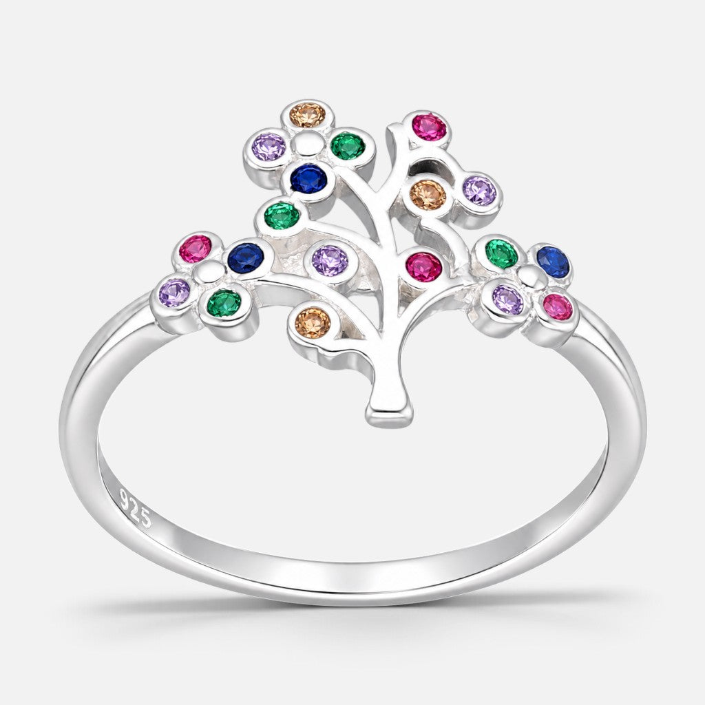 Anillo Arbol de Vida Circones Multicolor