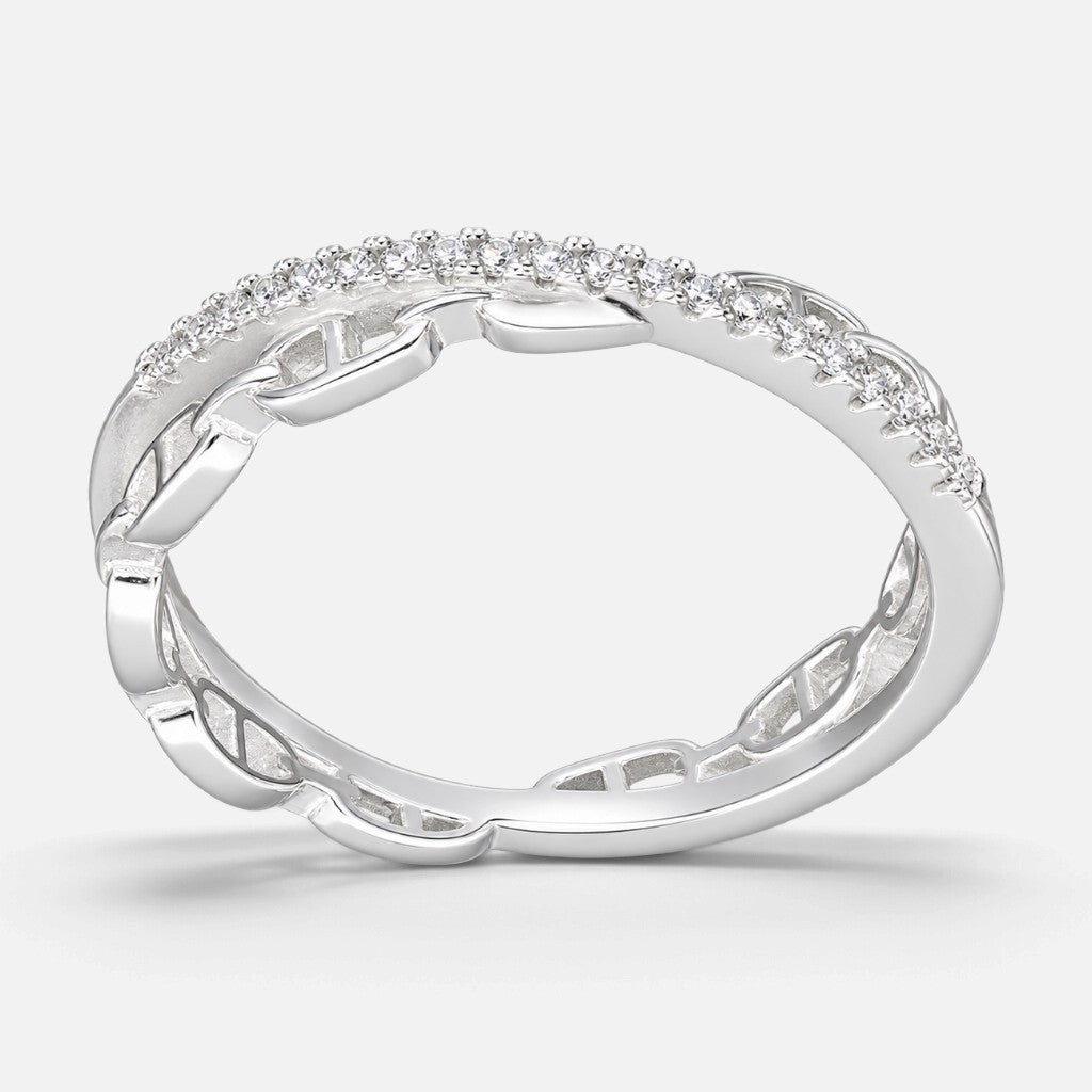 Anillo Entrelazado Eslabones Gucci Circones
