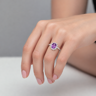 Anillo Lady Circón Amatista