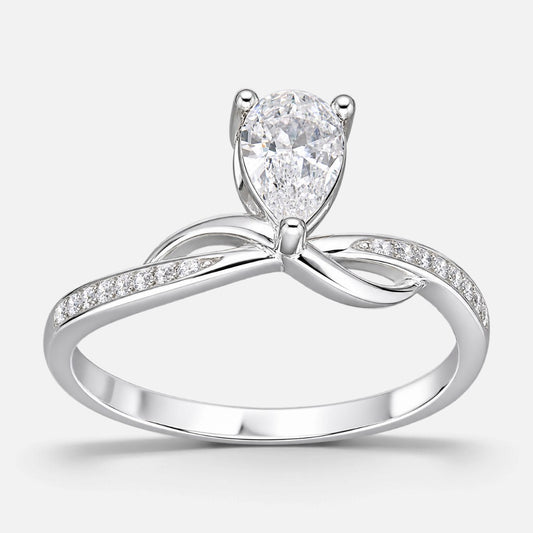 Anillo Corona Gota Circones