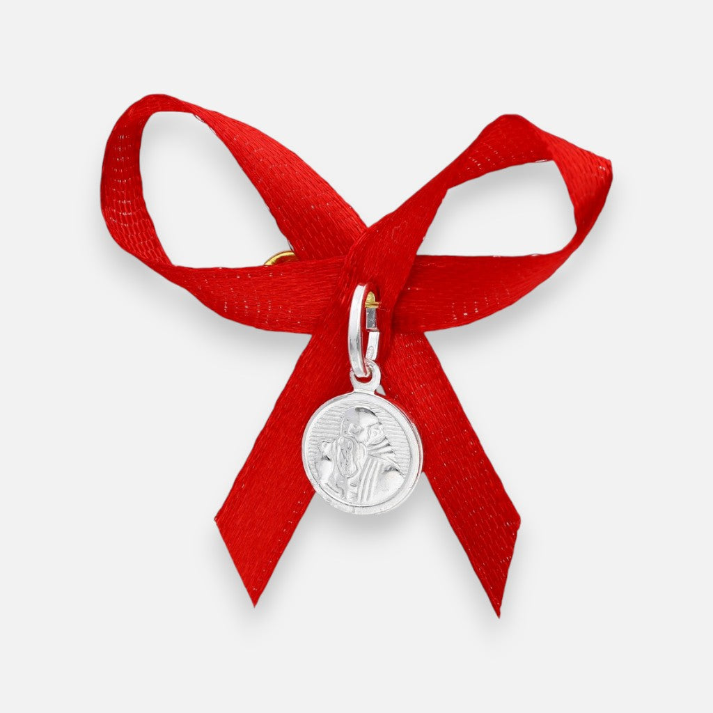 Colgante San Benito Abad con Cinta 10 mm