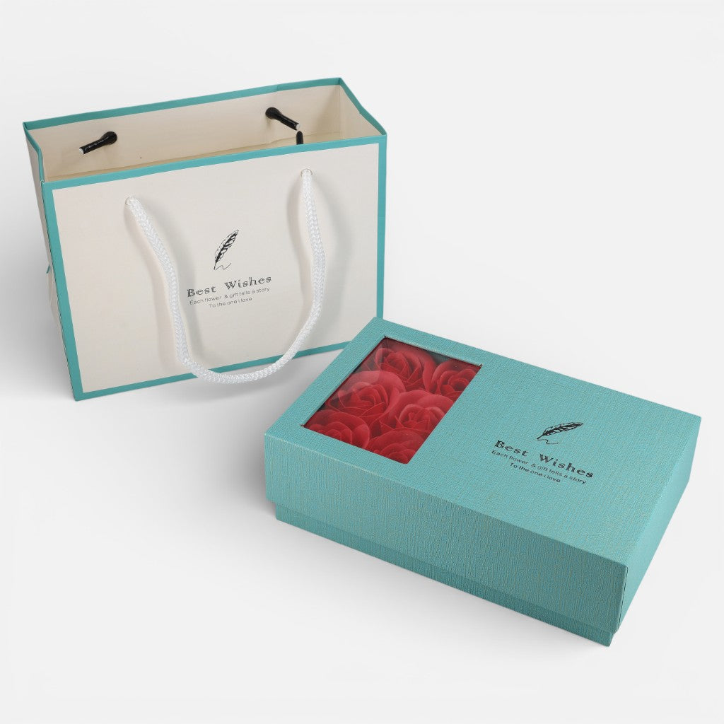Caja de Regalo Rose Turquesa