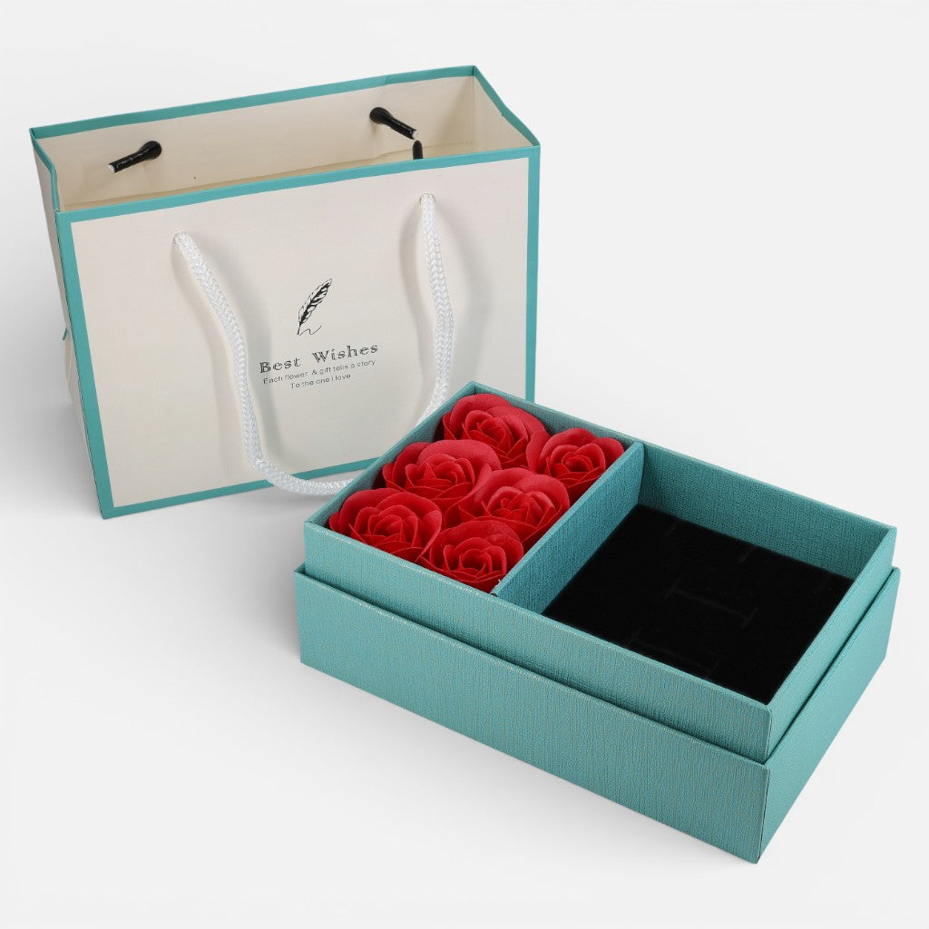 Caja de Regalo Rose Turquesa