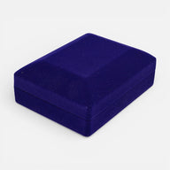 Cofre Conjunto Mediano Terciopelo Azul