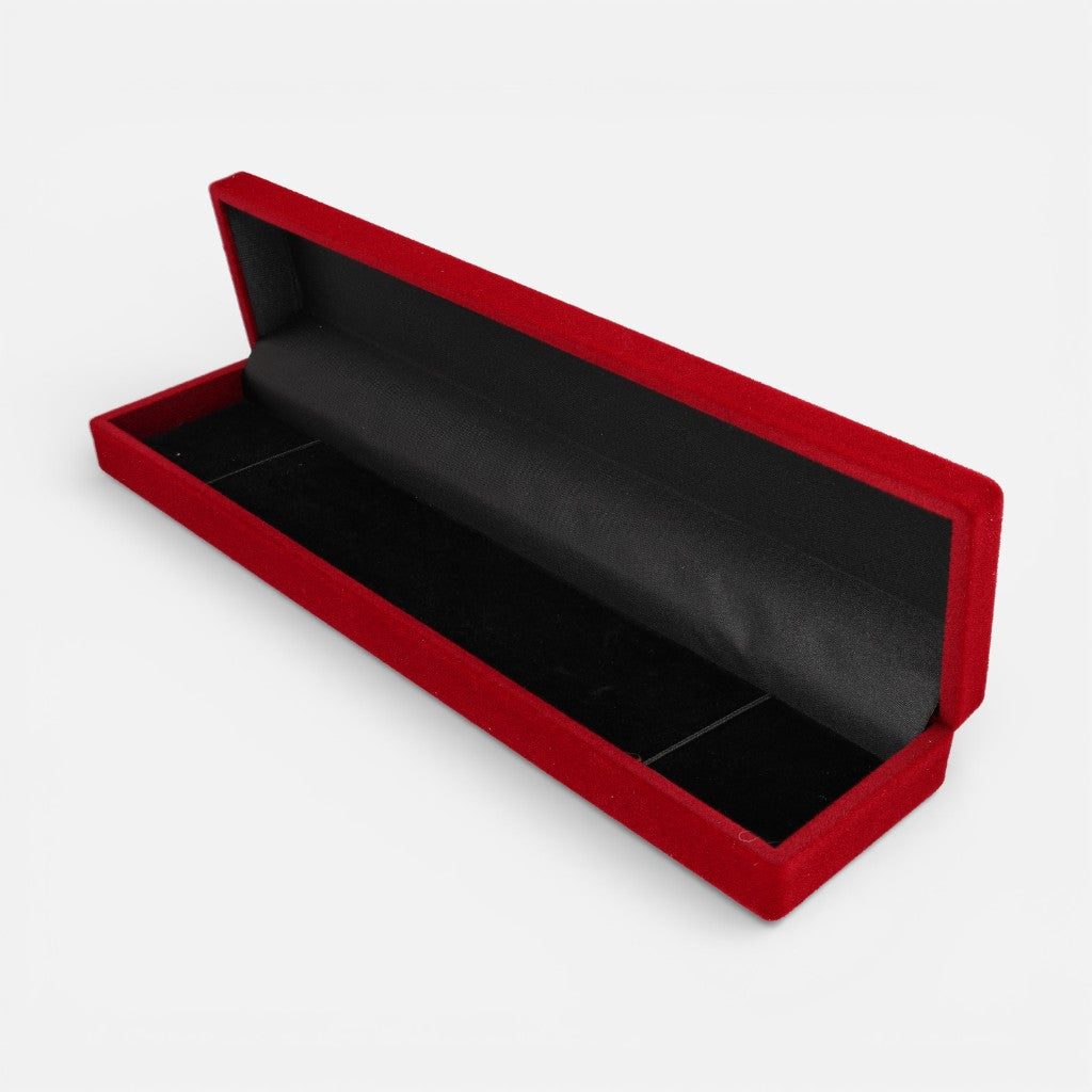 Cofre Pulsera Terciopelo Burdeo