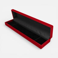 Cofre Pulsera Terciopelo Burdeo