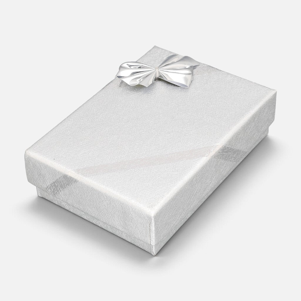 Caja Conjunto Pequeña Plateada Deluxe