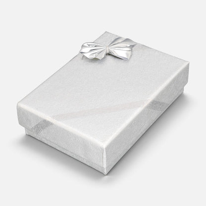 Caja Conjunto Pequeña Plateada Deluxe