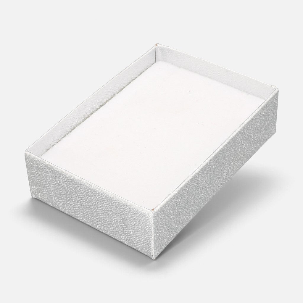 Caja Conjunto Pequeña Plateada Deluxe