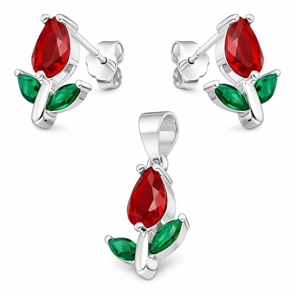 Conjunto Flor Tulipán Circones Multicolor