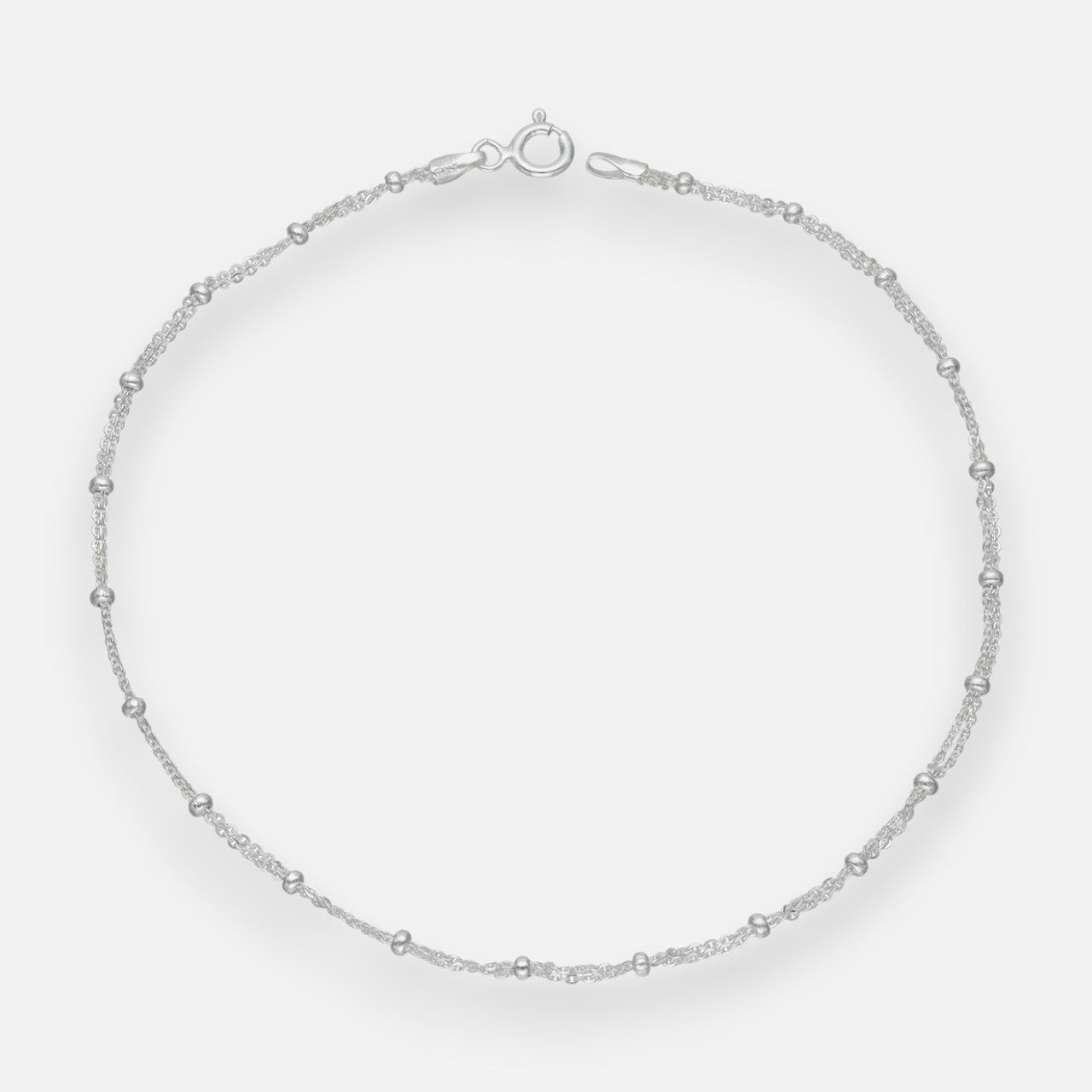 Tobillera Doble Tradicional Esferas