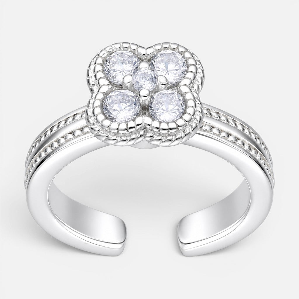 Anillo Midi Antiestres Trébol Circones