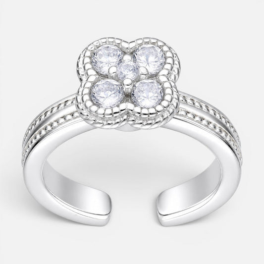Anillo Midi Antiestres Trébol Circones