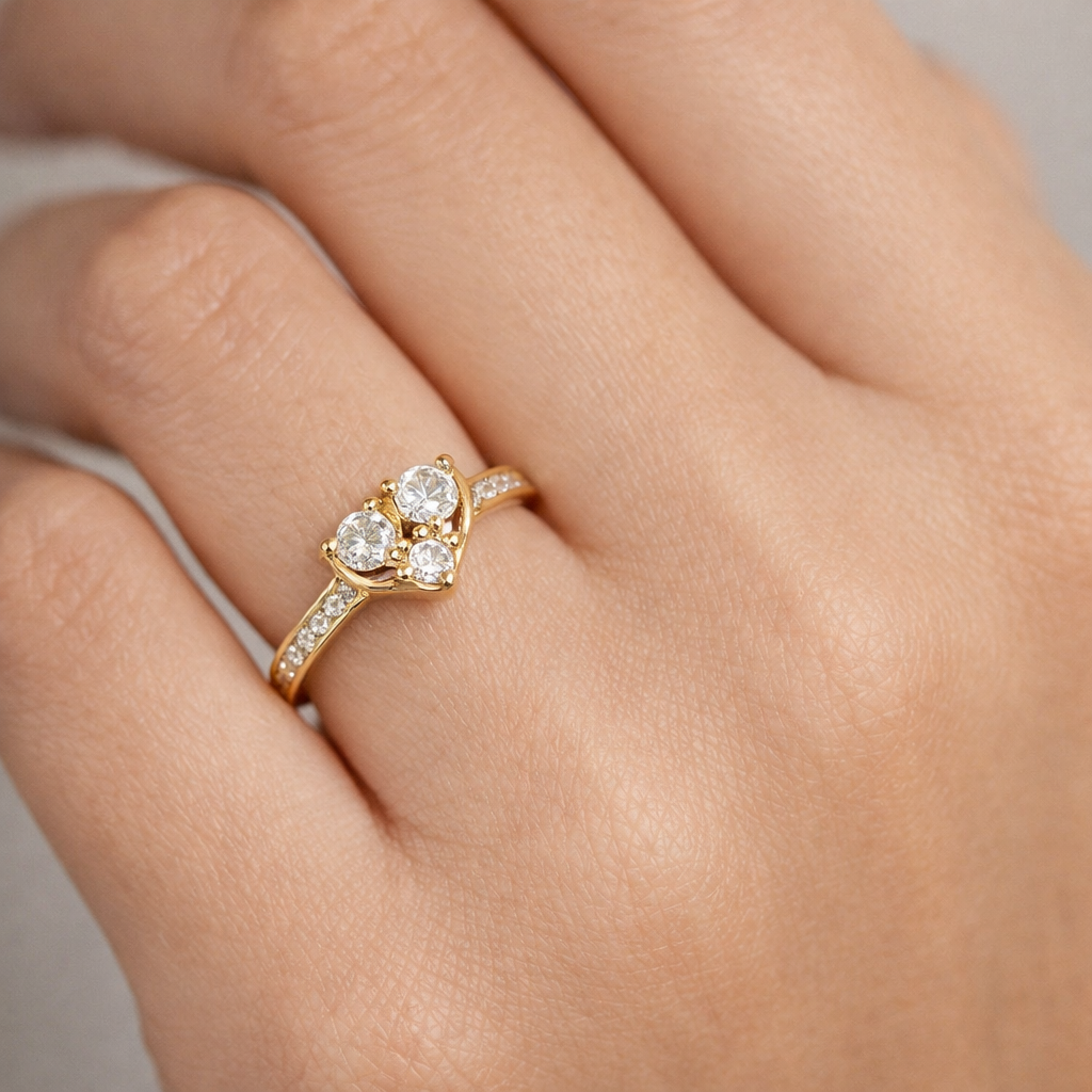 Anillo Corazón Circones