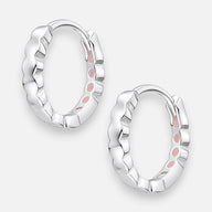Argolla Huggie Ondulada 13 mm
