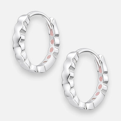 Argolla Huggie Ondulada 13 mm