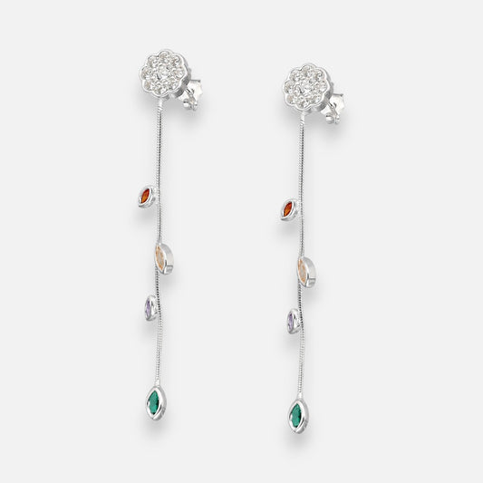Aro Flor Circones Hojas Multicolor