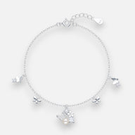 Pulsera Mariposa Flores Perla Circones