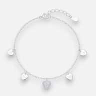 Pulsera Corazones Circones