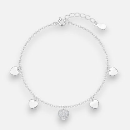 Pulsera Corazones Circones