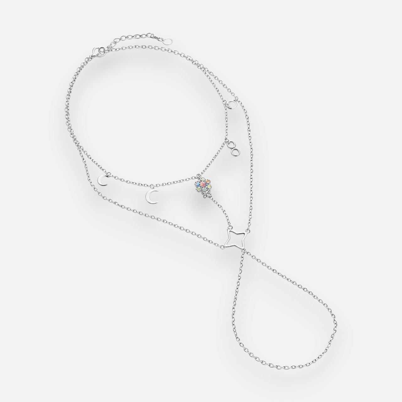 Tobillera Árabe Anillo Chiches Circones Multicolor