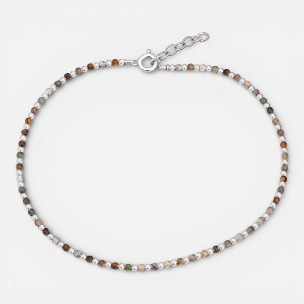 Tobillera Cristales Multicolor