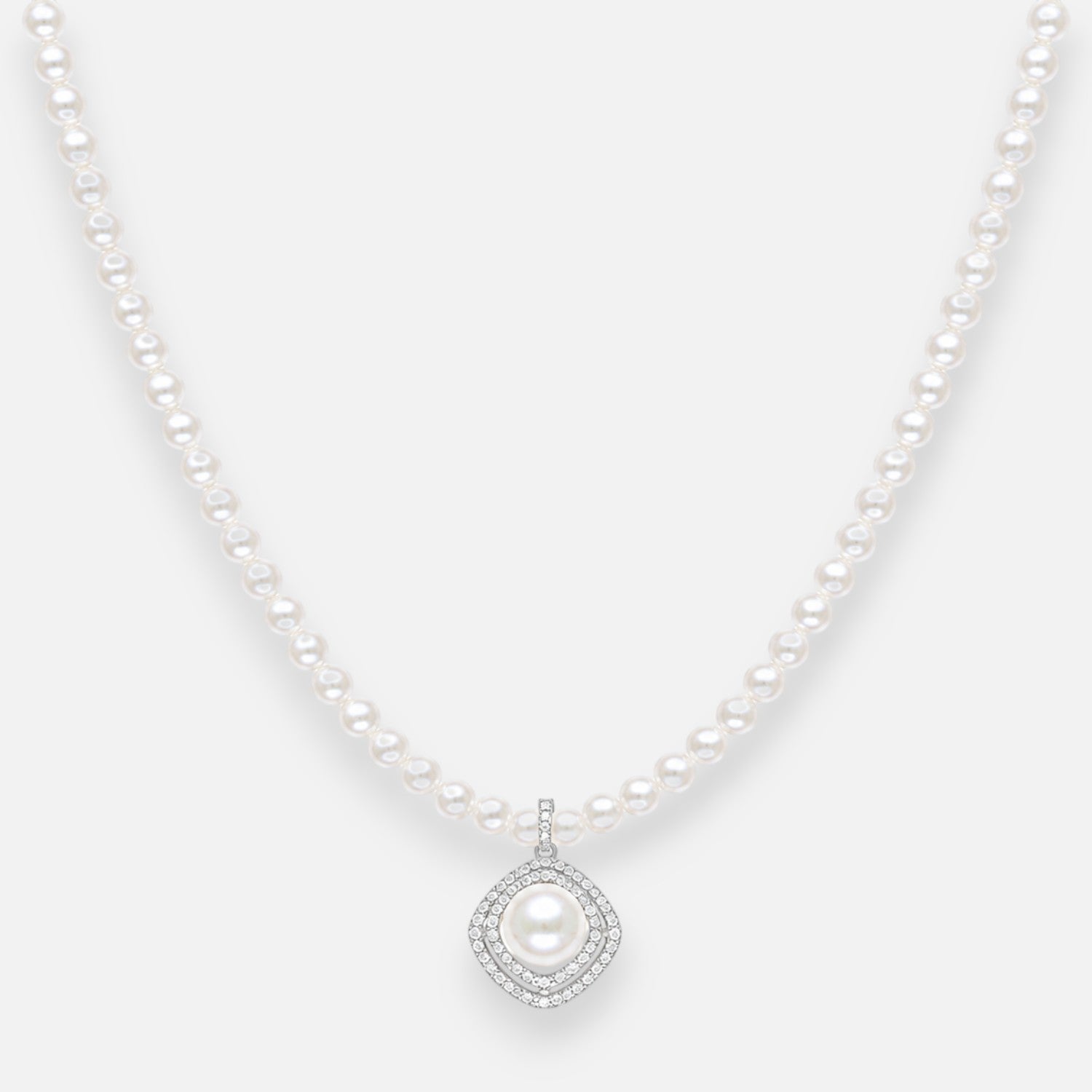 Collar Madre Perlas Rombo Circones
