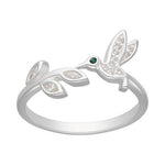 Anillo Ajustable Colibrí Espigas Circones 18
