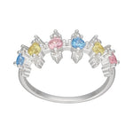 Anillo Cintillo Circones Multicolor 16