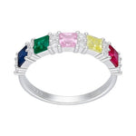 Anillo Cintillo Circones Multicolor 12