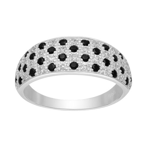 Anillo Cintillo Circones Ónix