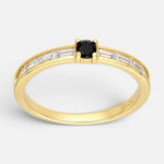 Anillo Circones Baguette Ónix 19