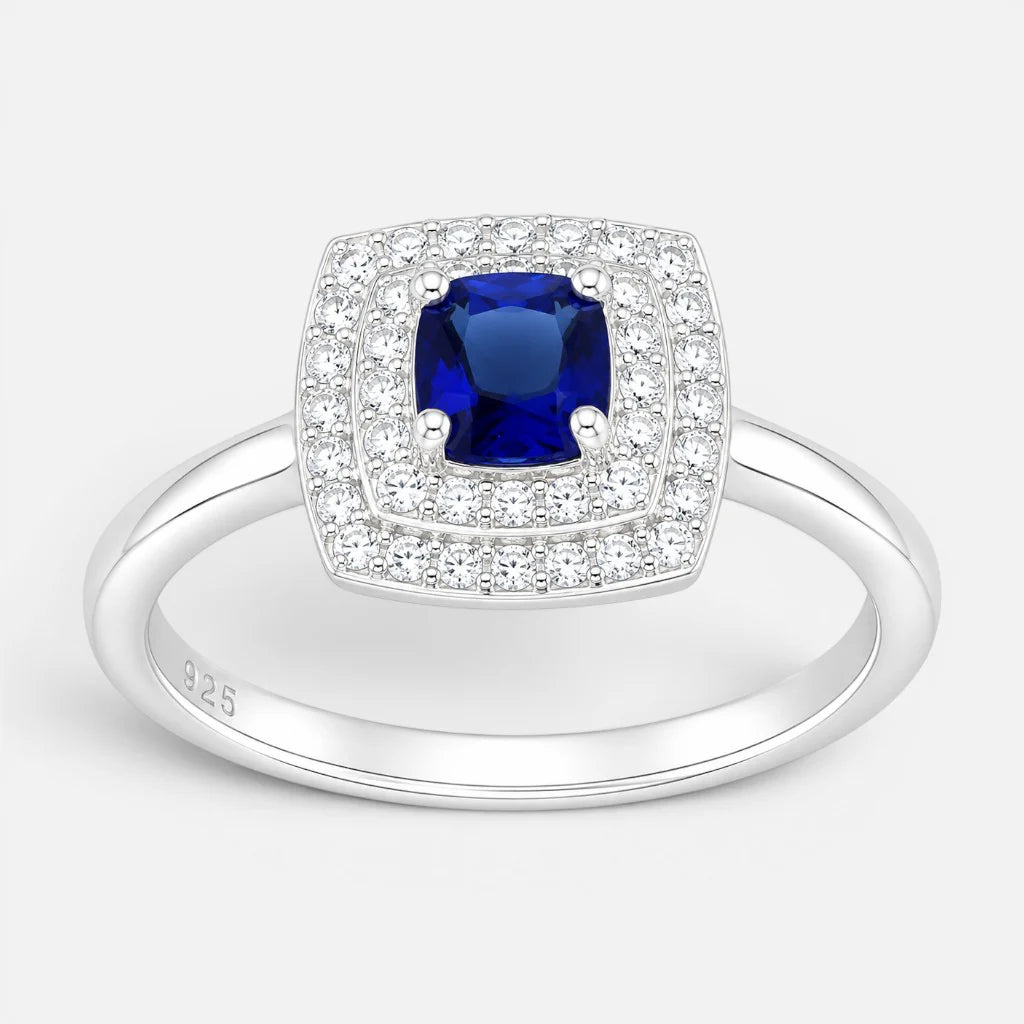 Anillo Circón Zafiro 20
