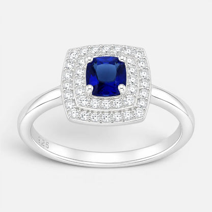 Anillo Circón Zafiro 20