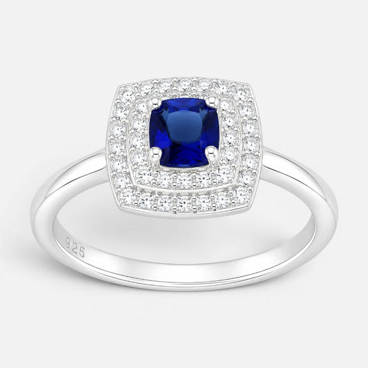 Anillo Circón Zafiro 20