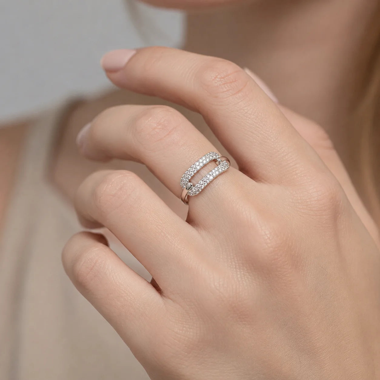 Anillo Cirtillo Eslabón Circones DR1751 13