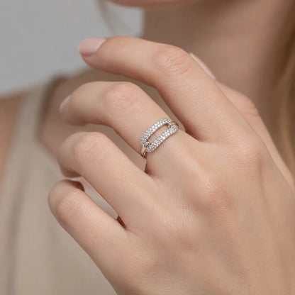Anillo Cirtillo Eslabón Circones DR1751 13