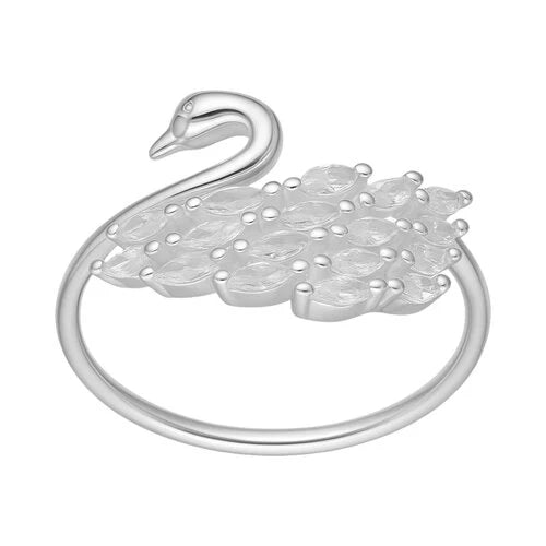 Anillo Cisne Circones Baguette 16